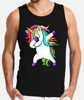 Funny Cute Rainbow Dabbing Unicorn