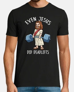 Funny Jesus Deadlift Bodybuilding