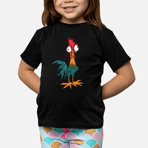 funny kids cartoon chicken farm motif