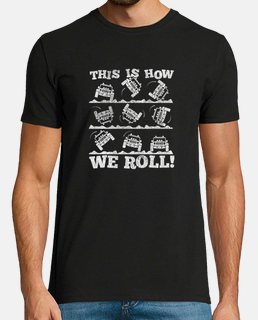 funny offroading print this is how we roll rolling jeep