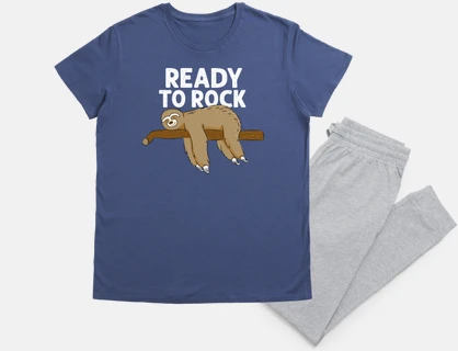 funny sloth ready to rock oso perezoso