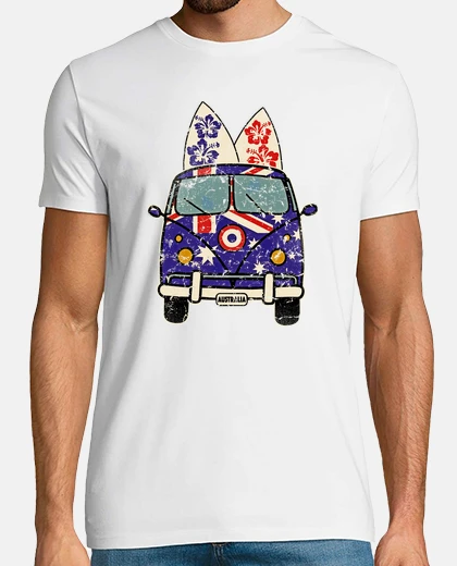 Playera Furgoneta Australia Vintage