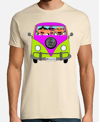 Camiseta furgoneta hippie opa oma ozeliyo laTostadora