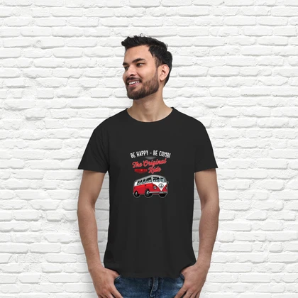 Camiseta furgoneta vw volkswagen combi se feliz laTostadora