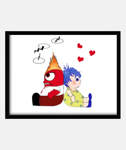 Cuadro Furiosamente enamorado