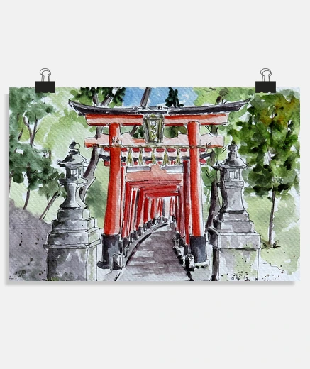 Poster fushimi inari