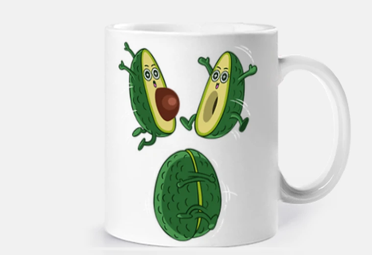 Taza Fusion de Aguacates regalos originales para tu pareja