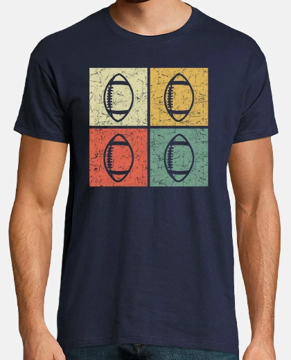 Camiseta fútbol americano retro