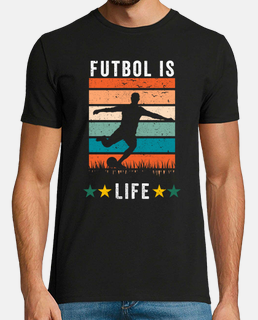 futbol is life soccer lover vintage