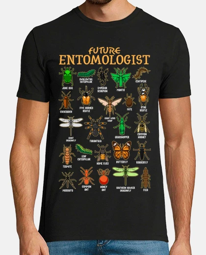 Tee-shirt futur entomologiste insectes professeur d&#39;entomologie bestioles animaux