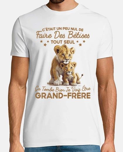 Tee-shirt Futur Grand Frere Annonce Cadeau Garcon