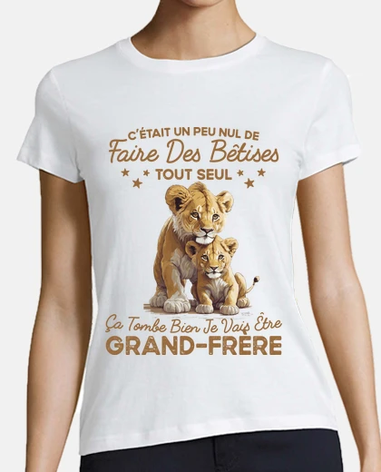 Tee-shirt Futur Grand Frere Annonce Cadeau Garcon