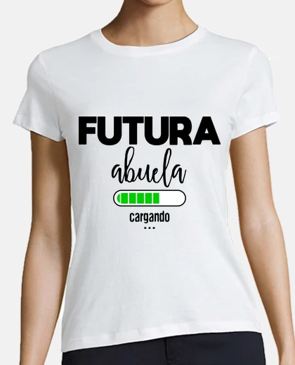 Playera Futura abuela cargando
