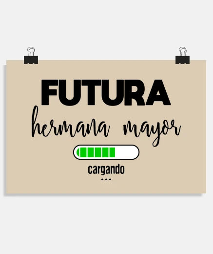 Póster Futura hermana mayor cargando
