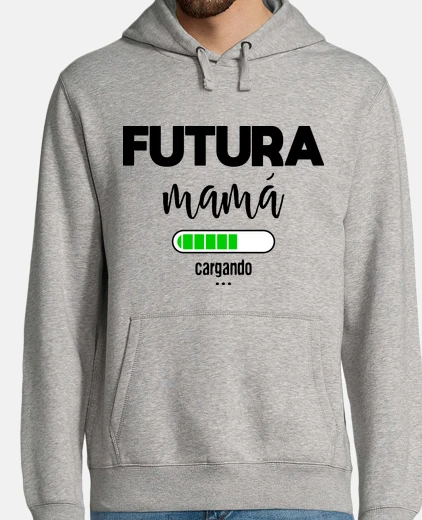 Sudadera Futura mamá cargando