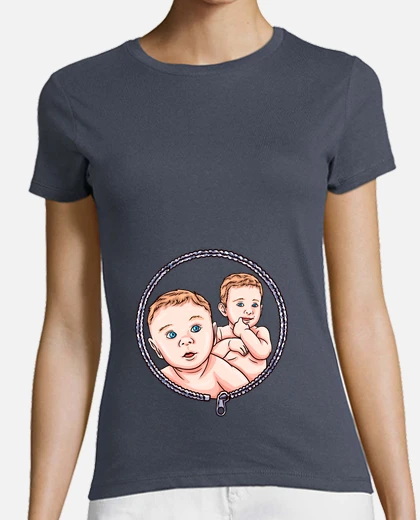 T-shirt futura mamma incinta di gemelli, regalo per la festa