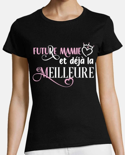T-shirt futura nonnina e già la migliore