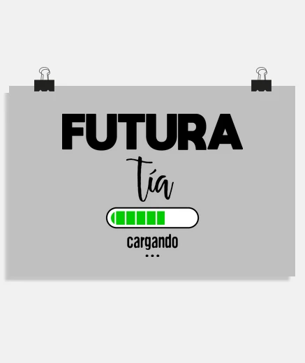 Póster Futura tía cargando