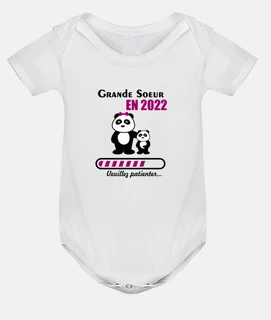 bébé garçon fan de sa grande soeur cadeau body' Body Bébé bio