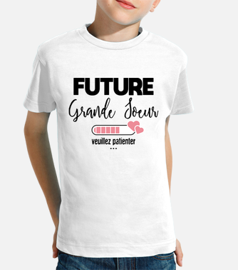 T-Shirt blanc enfant Future Grande Soeur