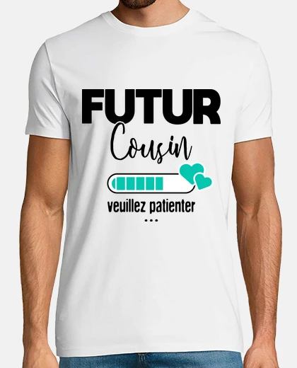 T-shirt futuro cugino per favore aspetta