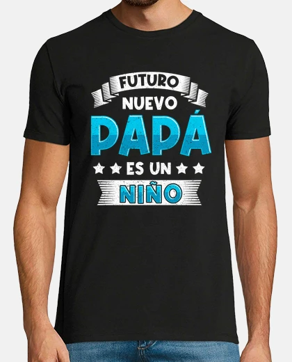 Camiseta Futuro Nuevo Papá De Un Niño Padre Novato Primerizo
