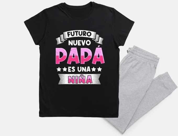 Pijama Futuro Nuevo Papá De Una Niña