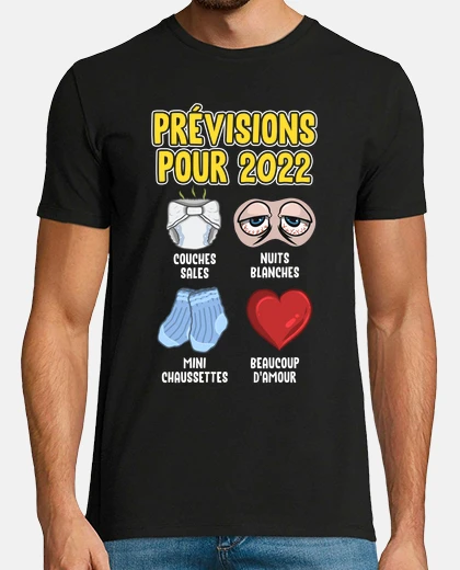 T-shirt futuro papà mamma 2022
