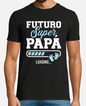 Futuro super papa loading t shirt tostadora