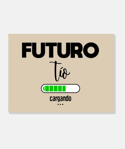 Lienzo Futuro tío cargando