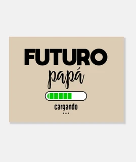 Futuro papá cargando