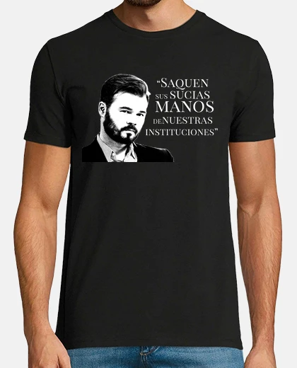 Camiseta Gabriel Rufian saquen sus sucias manos