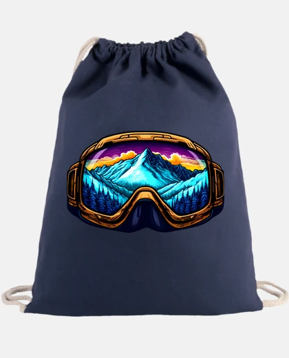 Bolsa Gafas de Esquiador Snowboard Esquí Montaña Nieve Ski Deporte Invierno
