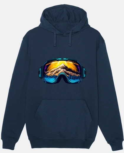 Sudadera Gafas de Esquiador Snowboard Esquí Montaña Nieve Ski Deporte Invierno
