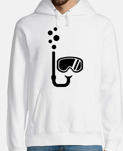 Sudadera gafas de snorkel burbujas