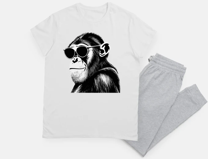 Pijama gafas de sol de chimpancé
