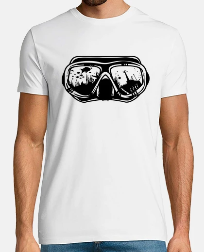 Camiseta Gafas fondo marino