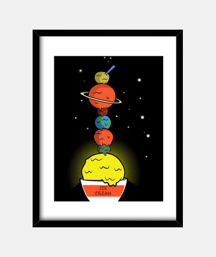 Quadro galaxy gelo