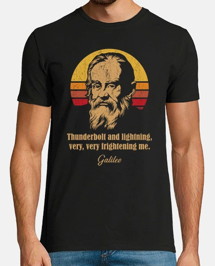 T-shirt galileo galilei testi regina canzone astronomia umorismo scienza