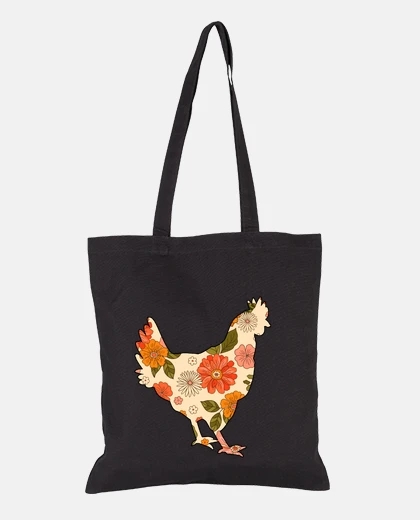 Bolsa gallina con flores moda boho chic bolso de moda de moda