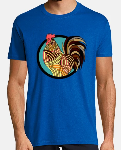 Playera Gallo de Colores