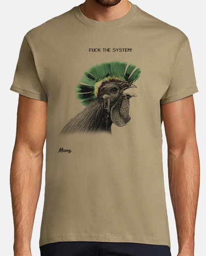 Camiseta GALLO PUNK ANTISISTEMA