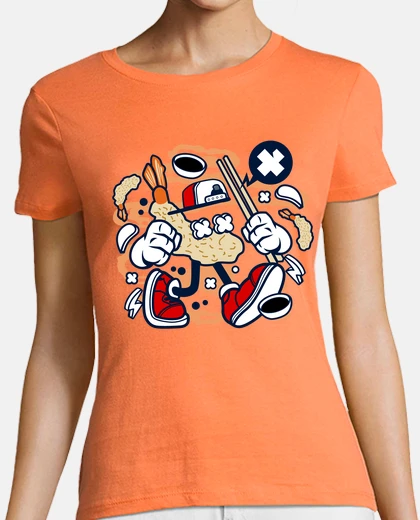 T-shirt gamberetti in tempura