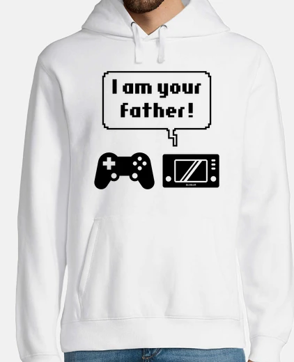 Hoodie game console - i am your father - black