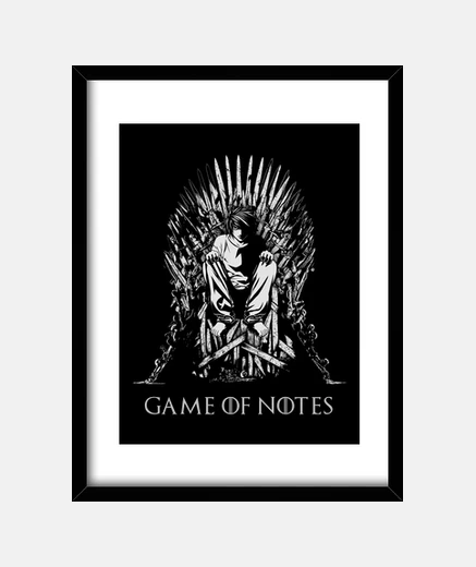 Framed game of notes