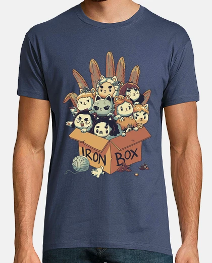 Tee-shirt game of thrones thrones chats - t-shirt arya tyrion daenerys