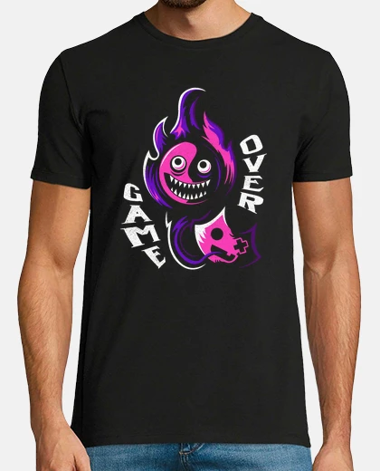 T-shirt game over cat