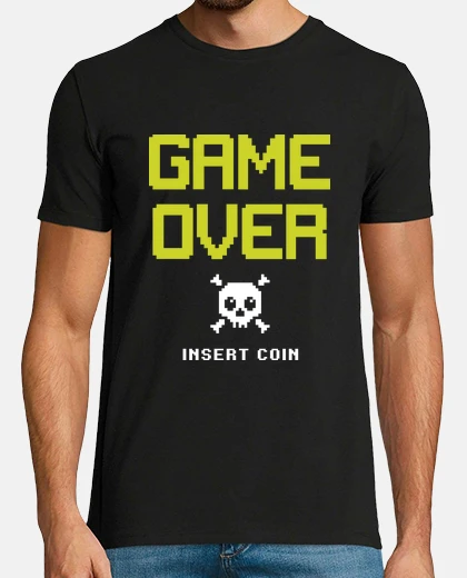 T-shirt Game Over Insert Coin