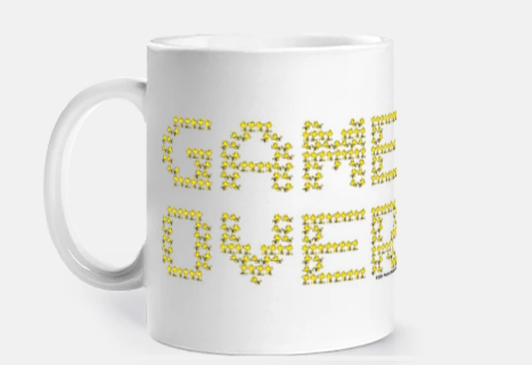 Taza Game Over Woodstock