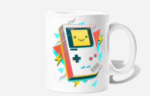 game boy retro gamer mug